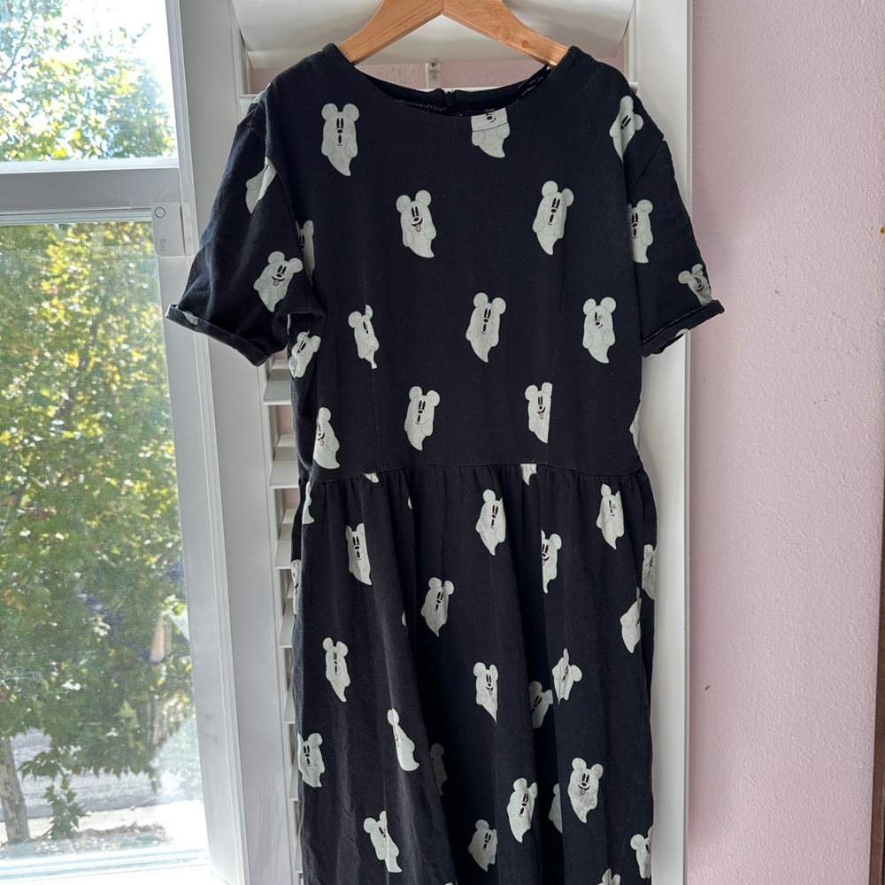 Rare Disney Cakeworthy Mickey Ghost mini dress